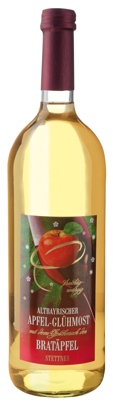 Stettner Altbayerischer Apfel-Glühmost 1 L mit Bratapfelgeschmack aus Bayern