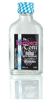 Stettner Da Himbeer Toni 24 × 2 cl Himbeerschnaps aus Bayern