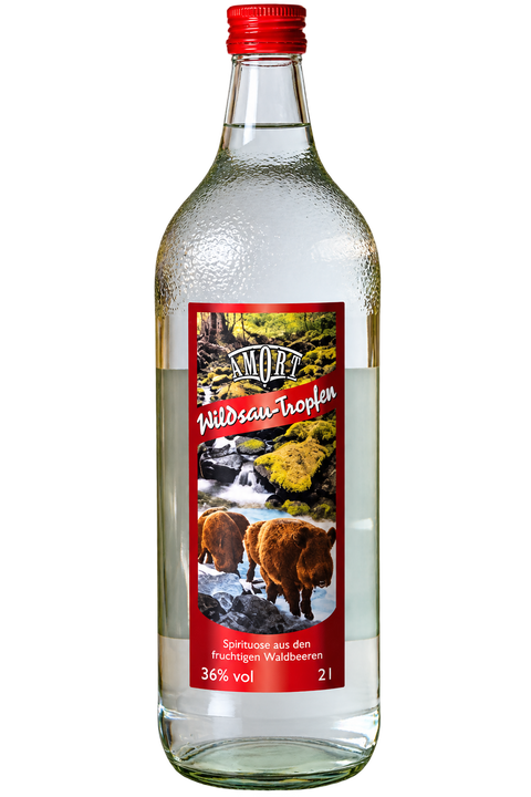 Bauer Wildsau Tropfen Himbeere 1 L aus Österreich