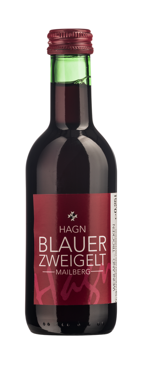 Weingut Hagn Blauer Zweigelt 24 × 0,25 L Piccolo aus Niederösterreich in Österreich