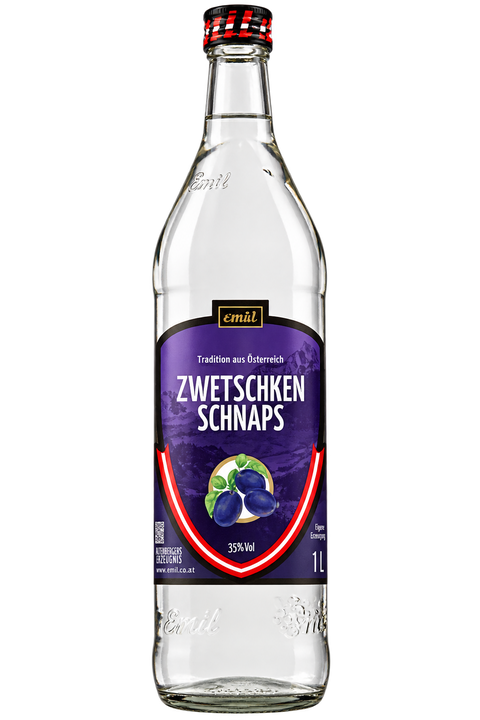 emil Spirituosen Zwetschken Schnaps 1 L aus Österreich