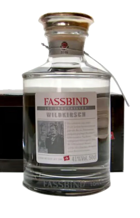 Fassbind Wildkirsch Les Trouvailles 0,50 L im Geschenkkarton aus der Schweiz