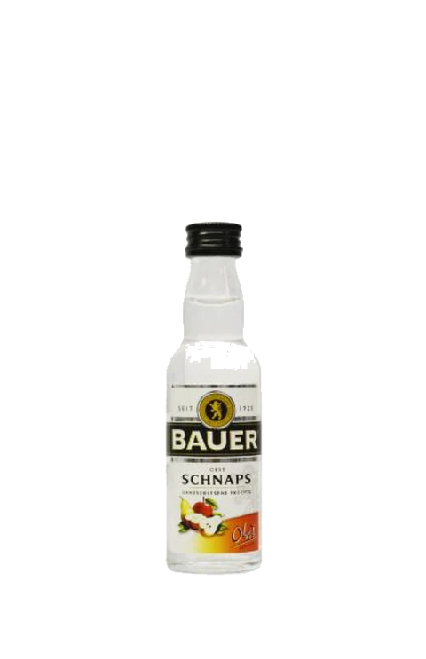 Destillerie Bauer Obst Schnaps Obstler Miniatur 2 cl aus Graz Steiermark