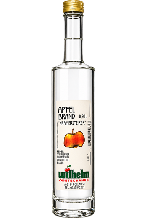Obsthof Wilhelm Apfelbrand Gravensteiner 0,70 L aus der Steiermark