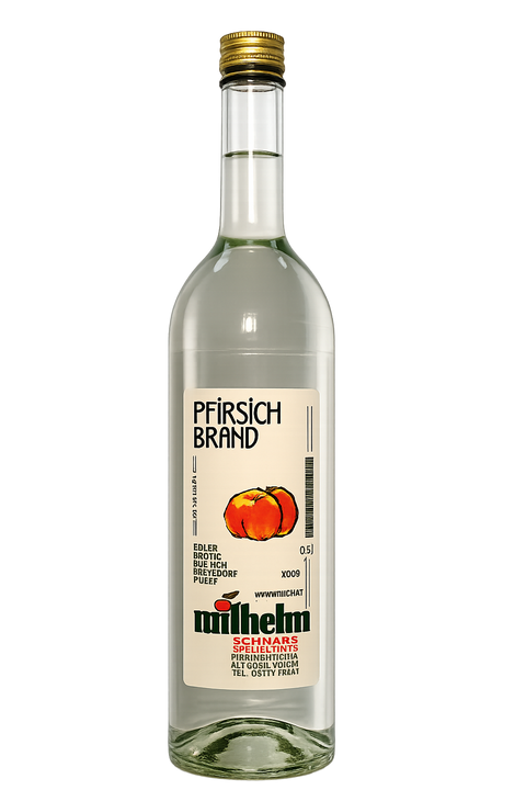 Obsthof Wilhelm Pfirsichbrand 0,70 L Edelbrand aus der Steiermark