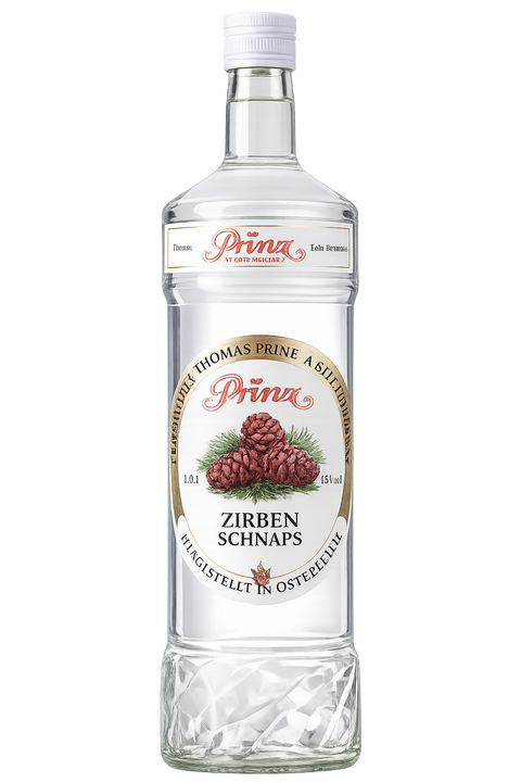 Destillerie Prinz Zirbenschnaps 1 L aus Vorarlberg Österreich