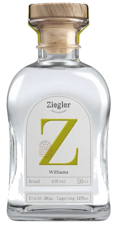 Brennerei Ziegler Williams 0,50 L Williamsbirnenbrand aus Baden-Württemberg