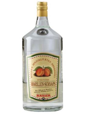 Marillen Schnaps 36%vol <br>2,0 Ltr.  Hausschnaps Bauer