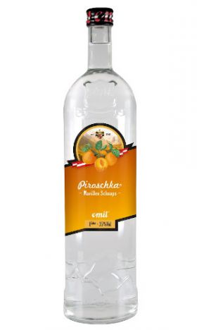Piroschka 1-Liter <br>  Marillen Schnaps 35%vol