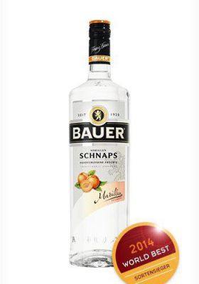 Marillen Schnaps 36%vol <br>1,0 Ltr. Hausschnaps Bauer