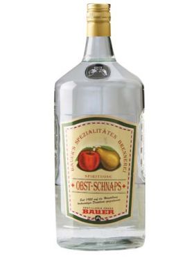 Obst Schnaps 36%vol <br>2,0 Ltr. Hausschnaps Bauer