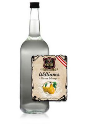 Williamsbirnen Schnaps 1-L<br> emil Spirituosen