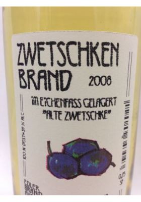 Alte Zwetschge 39% 0.70 Ltr. <br>vom Fass, Obsthof Wilhelm